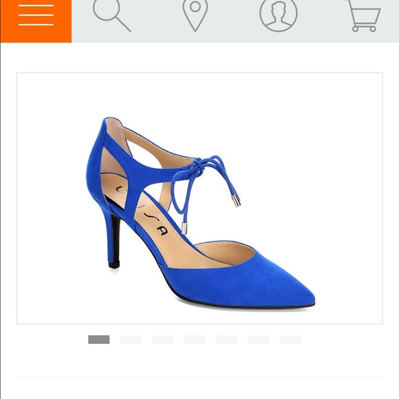 Unisa Shoes - Blue suede heels